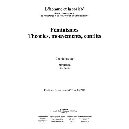 Féminismes théories,mouvementsconflits