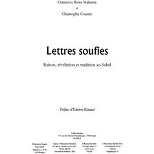 Lettres soufies raison et tradition au s