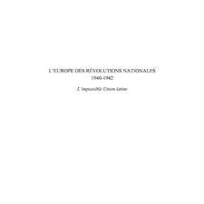 Europe des révolutions nationales 1940-1