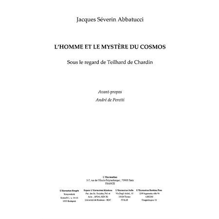 Homme et le mystère du cosmosl'