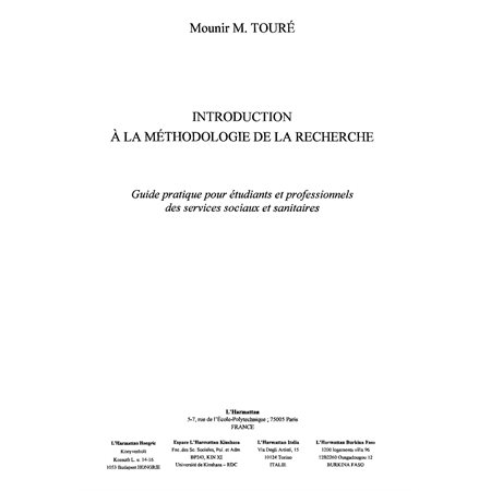 Introduction à la méthodologiede la rec