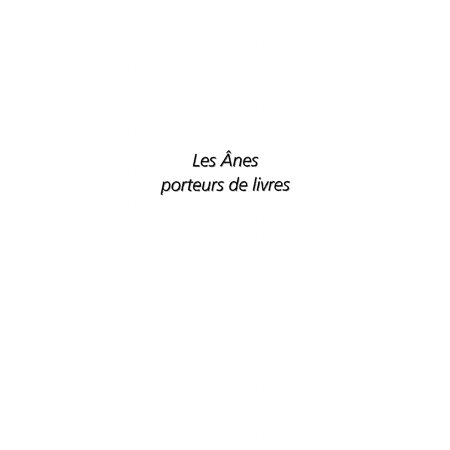 Anes porteurs de livres les