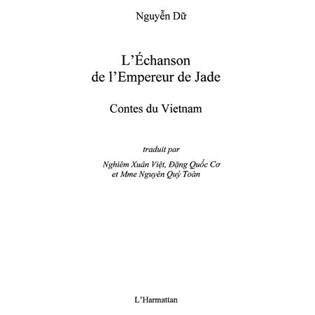 échanson de l'empereur de jade