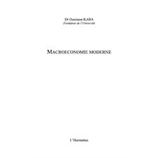 Macroéconomie moderne