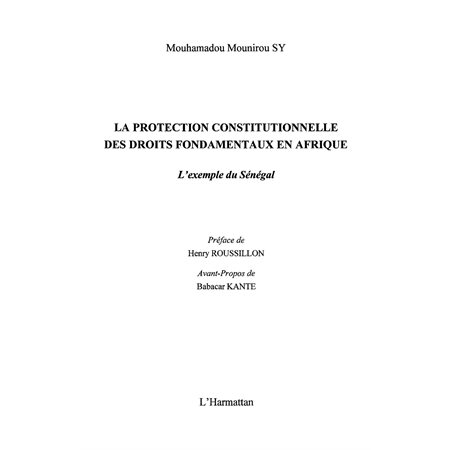 Protection constitutionnelle  des droits fondamentaux en afr