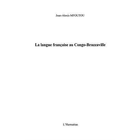 Langue française au congo-brazzaville