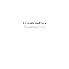 Pensée du dehors-Littérature,philosophie