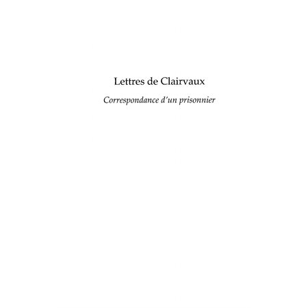 Lettres de Clairvaux