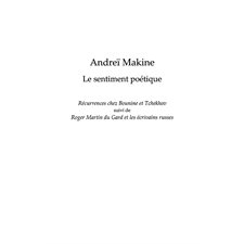 Andrea makine - le sentiment poétique