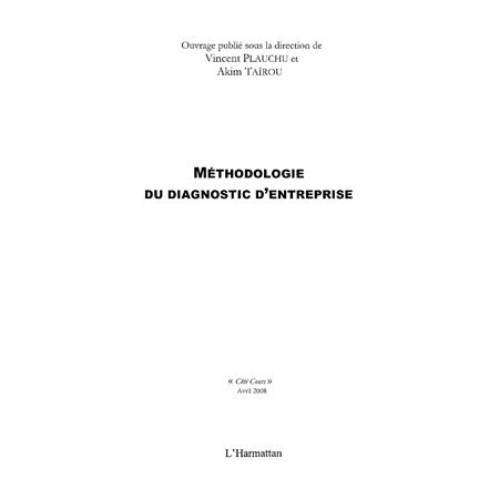 Méthodologie du diagnostic d'entreprise