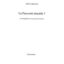 La pauvreté durable ? - au bangladesh et en particulier à da