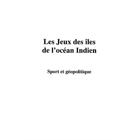 Les jeux des iles de l'ocean indien - sp