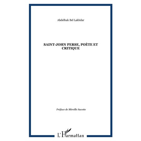 Saint-John Perse, poète et critique