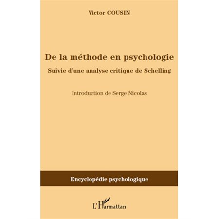 De la méthode en psychologie - suivie d'une analyse critique