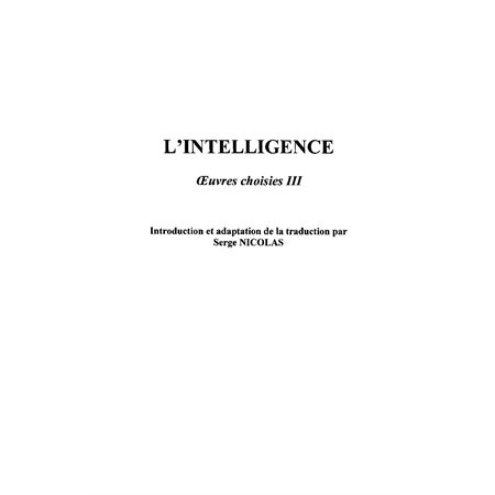 Intelligence L'