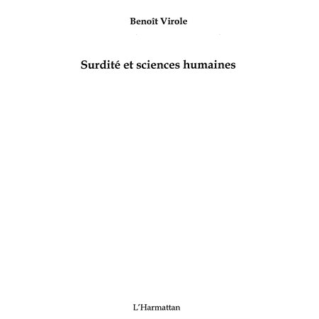 Surdité et sciences humaines