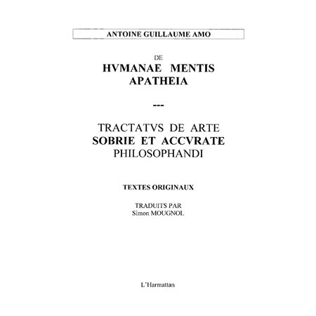 De humanae mentis apatheia - tractatus de arte sobrie et acc