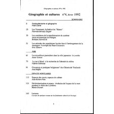 Géographie et cultures n°4