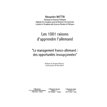 1001 raisons d'apprendre l'allemand