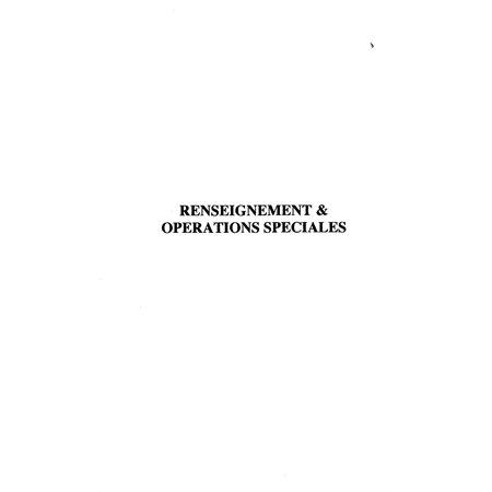 Renseignement et opération spéciale no. 11