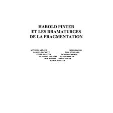 Harold pinter et les dramaturges de la f