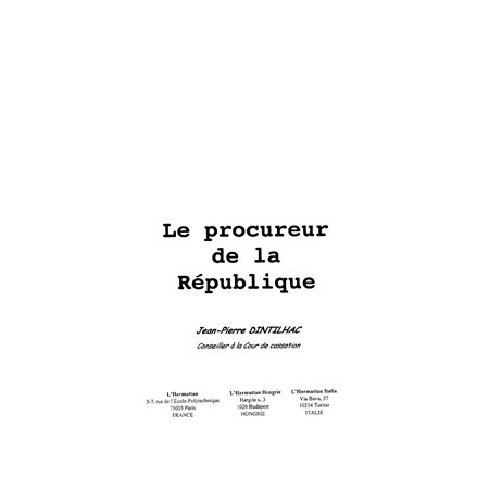 Procureur de la république