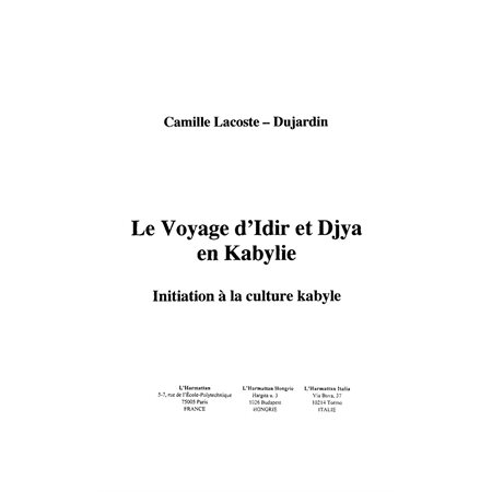 Voyage d'Idir et Djya en Kabylie