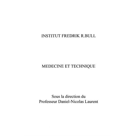 Médecine et technique