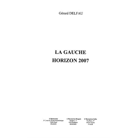 Gauche horizo 2007