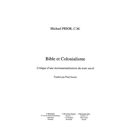 Bible et colonialisme