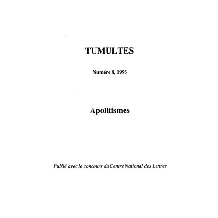 Apolitismes