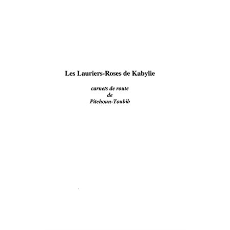 Lauriers roses de kabylie