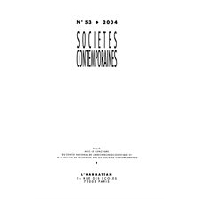 Sociétés contemporaine no. 53