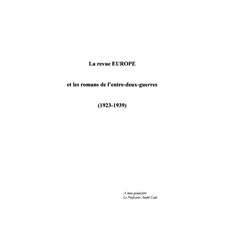 La Revue EUROPE et les romans français de l'entre-deux-guerr