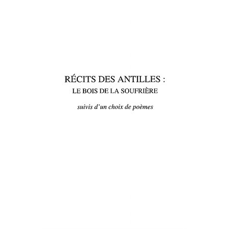 Récits des Antilles