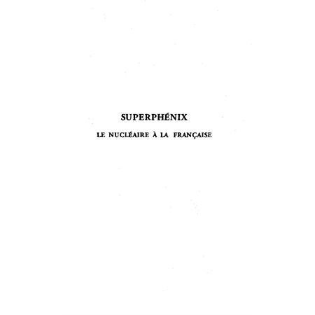 SUPERPHENIX