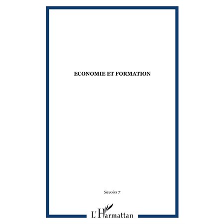 économie et formation