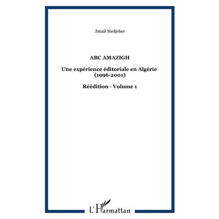 Abc amazigh expérience éditoriale en alg