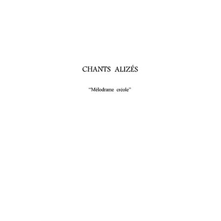 Chants alizés