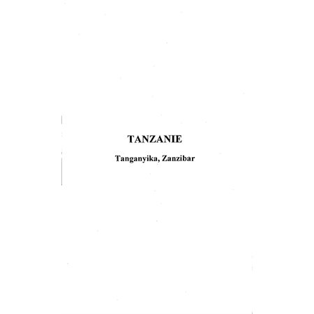 Tanzanie, Tanganyika, Zanzibar