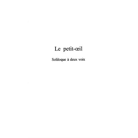 LE PETIT ?'IL