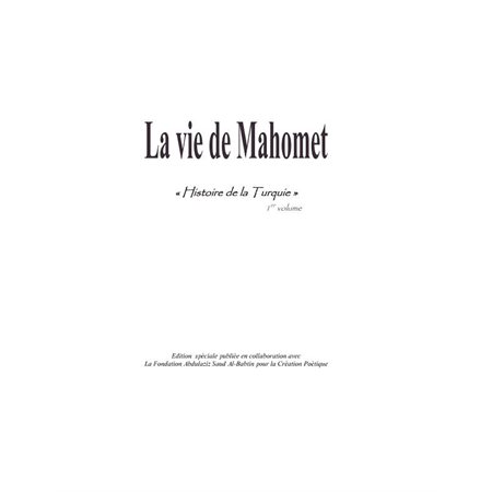 Vie de mahomet la