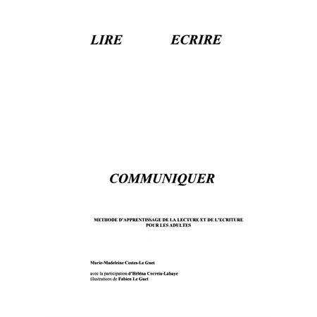 LIRE ÉCRIRE COMMUNIQUER