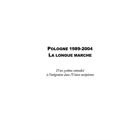Pologne 1989-2004