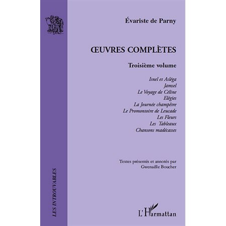 Oeuvres complètes  3