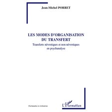 Les modes d'organisation du transfert - transferts névrotiqu