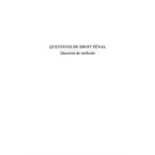 Questions de droit pénal - question de m