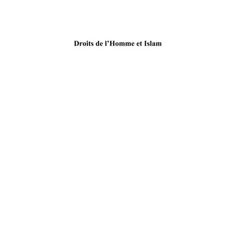 Droits de l'homme et islam