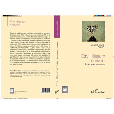 Etty Hillesum écrivainavant Auschwitz