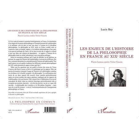 Les enjeux de l'histoire de laphilosophie en France au XIX